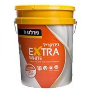 פח נירוקריל 18 ליטר Extra White