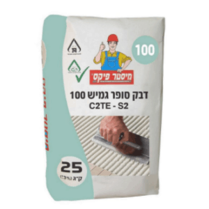 דבק קרמיקה סופר גמיש 100 [שק ] C2TE- S2