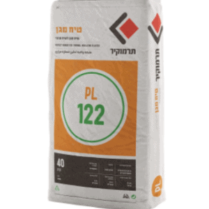 טיח חוץ שכבת מגן PL-122 תרמוקיר-טיח ליישור ע"ג טיח תרמי \קלקל – ומונע חדירת מים ומאפשר מעבר אדים